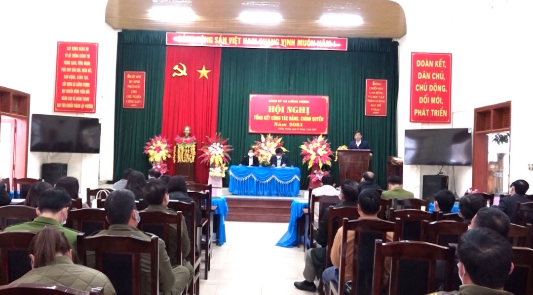 (TTV) Đồng chí Bí thư Thành ủy Tạ Đức Tuyên dự Hội nghị tổng kết công tác Đảng, Chính quyền xã Lưỡng Vượng